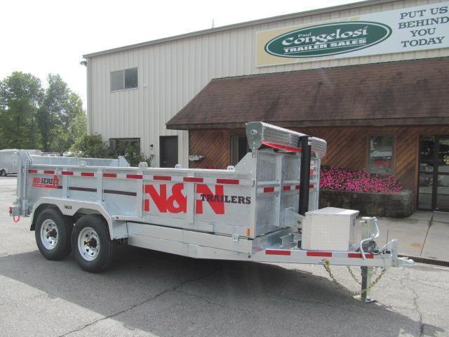 N and N HD Series 7 X 14 Galvanized Dump Trailer N and N HD Series 7 X 14 Galvanized Dump Trailer