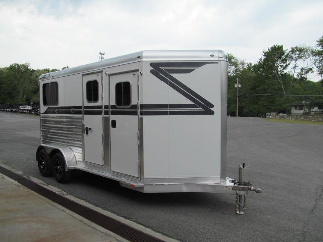 4-Star Trailers 2 Horse Bumper Pull with Dressing Room Horse Trailer yj9Cuugwaqww