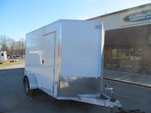 EZ Hauler 6 X 10 Aluminum Enclosed V Front Cargo Trailer VLpYZcinmws5