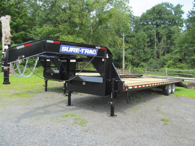 Sure-Trac 8.5 x 24+5 8 Ton Heavy Duty Gooseneck Sure-Trac 8.5 x 24+5 8 Ton Heavy Duty Gooseneck