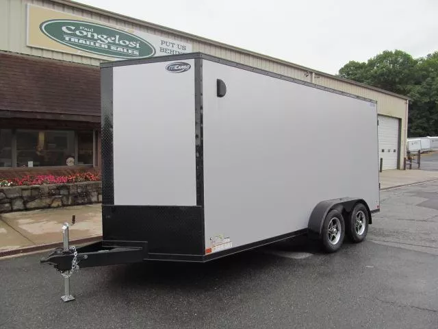 ITI Cargo 7 X 16 SE V Front with Polycor and Blackout Trim Cargo Trailer 7YgadEcblx5n