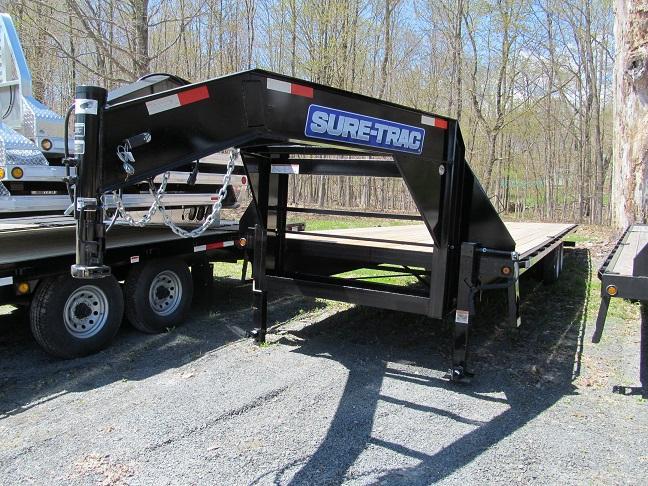 2015 Sure-Trac 32 Ft 16K Deckover Gooseneck Equipment Trailer 2015 Sure-Trac 32 Ft 16K Deckover Gooseneck Equipment Trailer
