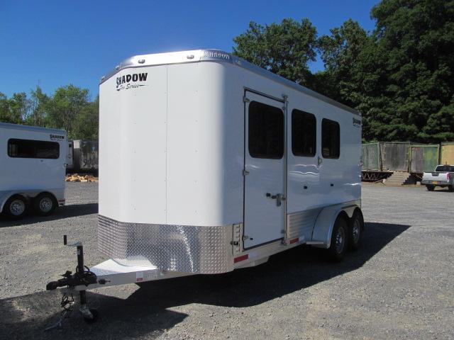 Shadow Trailers Pro Series 3 H Slant BP W/ DR Horse Trailer Shadow Trailers Pro Series 3 H Slant BP W/ DR Horse Trailer