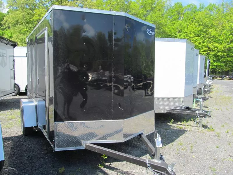 ITI Cargo 6 x 10 XE Flat Top V-Nose Enclosed Cargo Trailer 3.5K Brake QzSHrs6v1zmh