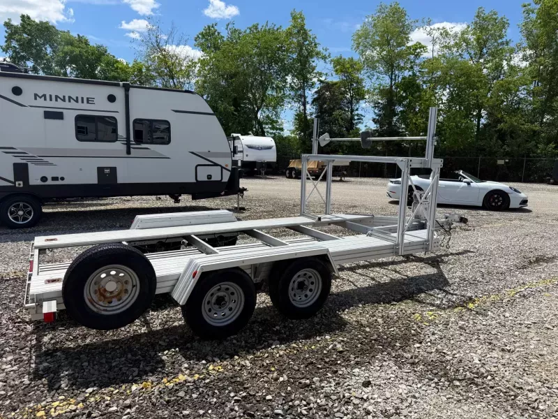 Sale Pending - 2014 Trailex CT-8045SB Open Car Hauler w/Tire Rack