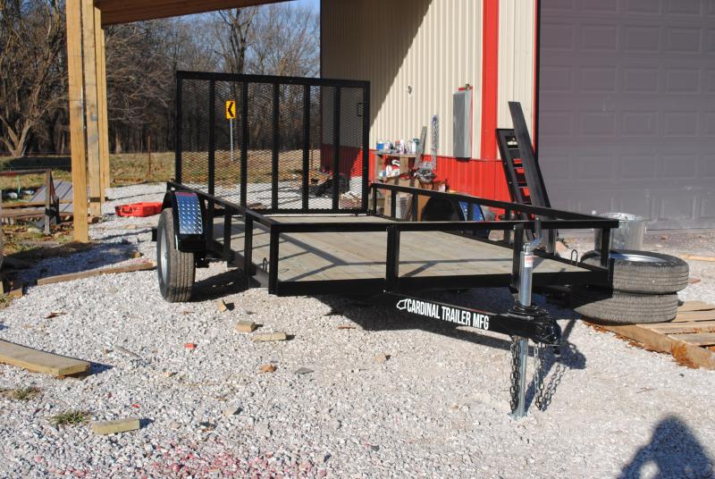 2020 Cardinal Trailer MFG 76X12 Single Axle 4' gate Utility Trailer 2020 Cardinal Trailer MFG 76X12 Single Axle 4' gate Utility Trailer