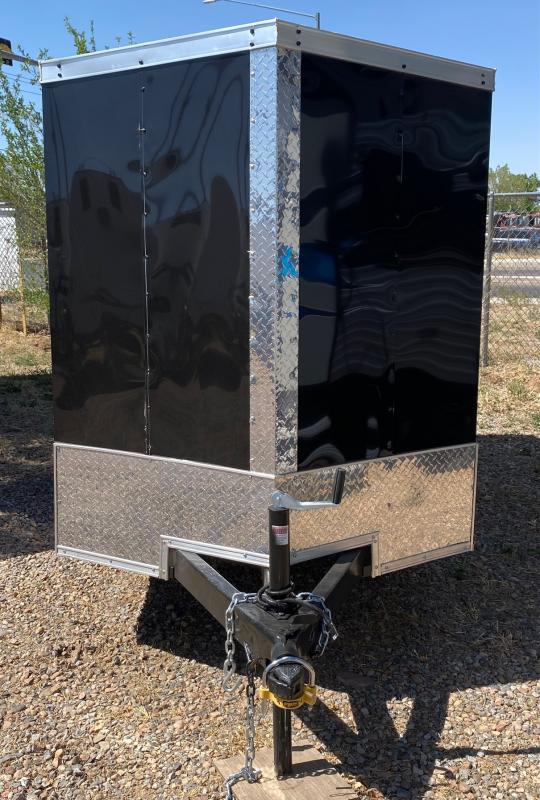 2022 Salvation Trailers 5x10 Black Cargo / Enclosed Trailer RV Sales
