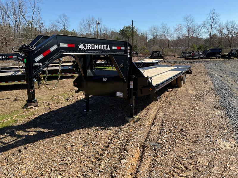 2023 Iron Bull 102x32 Gooseneck Deckover 20k GVWR with Rampage Ramps