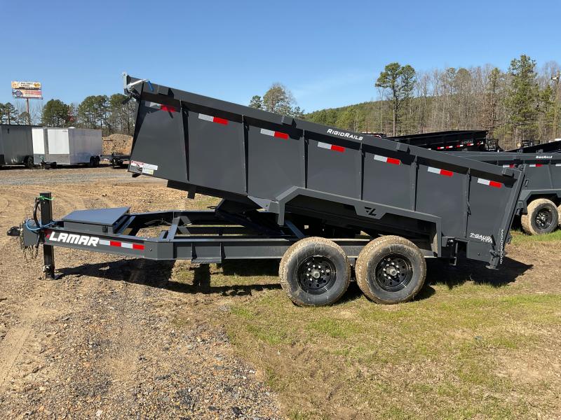 2023 Lamar Trailers 83x14 14K DL27 Dump Trailer 36" Sides