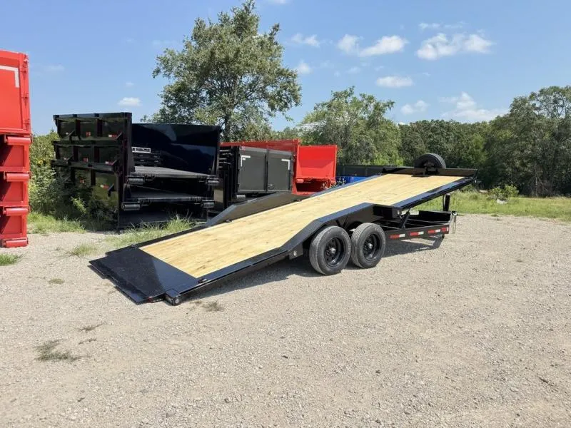 2026 MAXX-D Trailers T8B 24' X 102" 16K GVWR Hydraulic Power Tilt Black 
