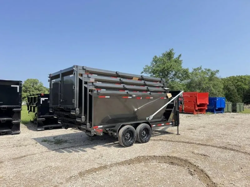 2027 MAXX-D Trailers ROX 14' 18K GVWR WITH 4-14 YARD BIN  