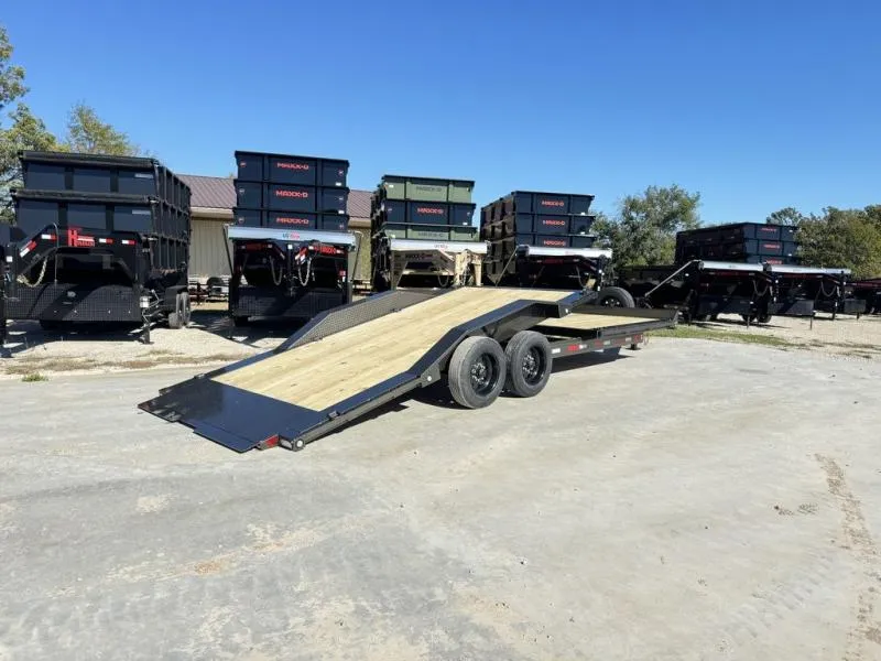 2026 MAXX-D Trailers G8X 24' X 102" 17.5K GVWR Gravity Tilt Gray  
