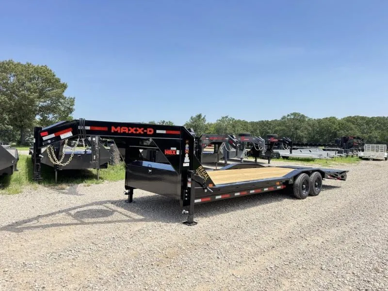 2026 MAXX-D Trailers H8X / H8B 26' X 102" Gooseneck Equipment Trailer 