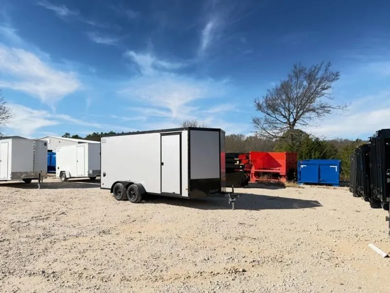 2026 Wells Cargo  16' X 7' X 7' Enclosed Cargo Trailer Silver Frost 