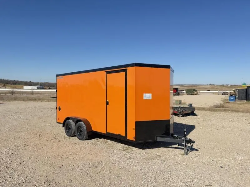 2026 Wells Cargo  16' X 7' X 7' Enclosed Cargo Trailer Orange 