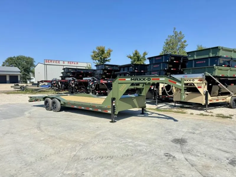 2026 MAXX-D Trailers H8X / H8B 26' X 102" Gooseneck Equipment Trailer A 