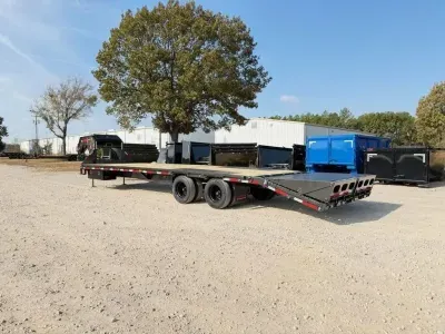 2027 MAXX-D Trailers LHB 32' X 102" 40k GVWR Engineered Gooseneck Deckover Flatbed 