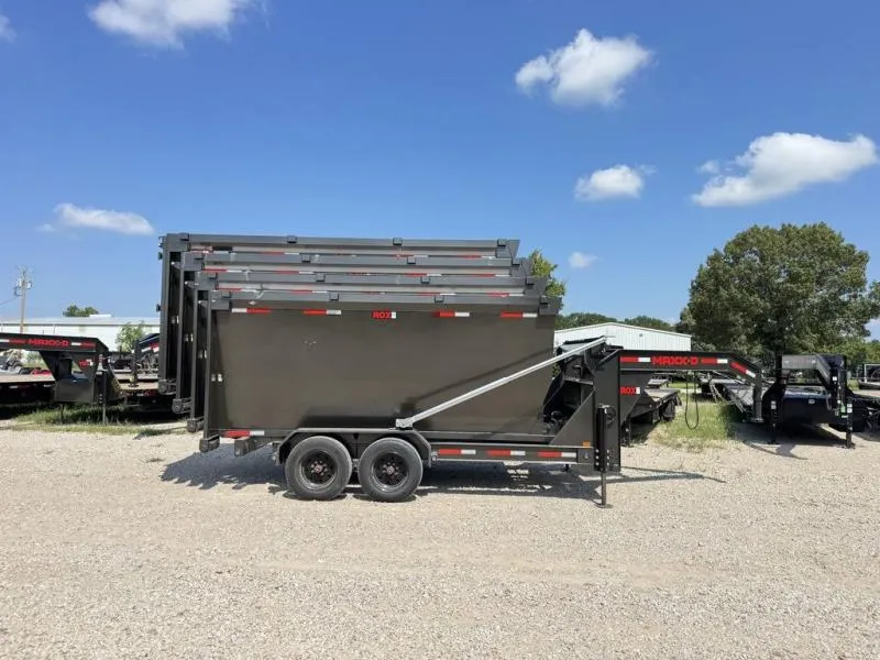 2026 MAXX-D Trailers ROX 14' 18K GVWR WITH 4-18 CUBIC YARD BINS 