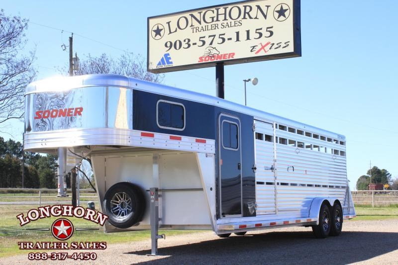 2021 Sooner 24ft Show Cattle Combo with Two Side Ramps 2021 Sooner 24ft Show Cattle Combo with Two Side Ramps