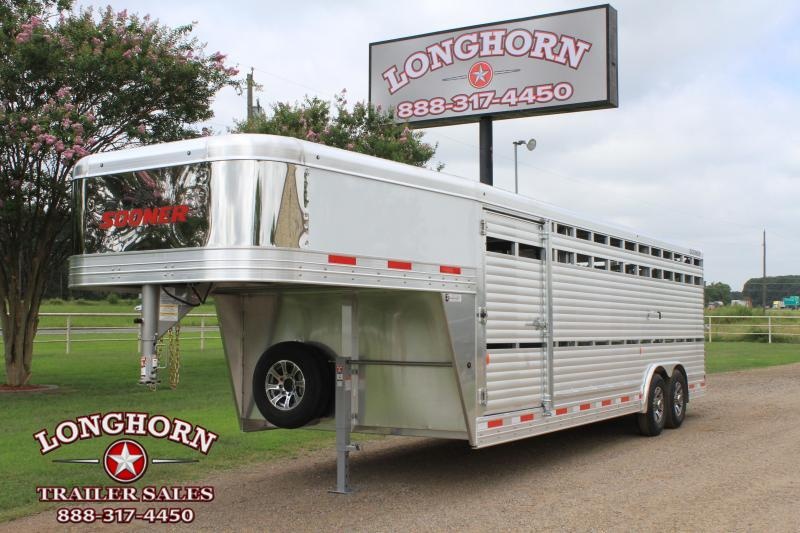 2020 Sooner 24ft x 8ft Show Cattle Stock with Floating Gate 2020 Sooner 24ft x 8ft Show Cattle Stock with Floating Gate