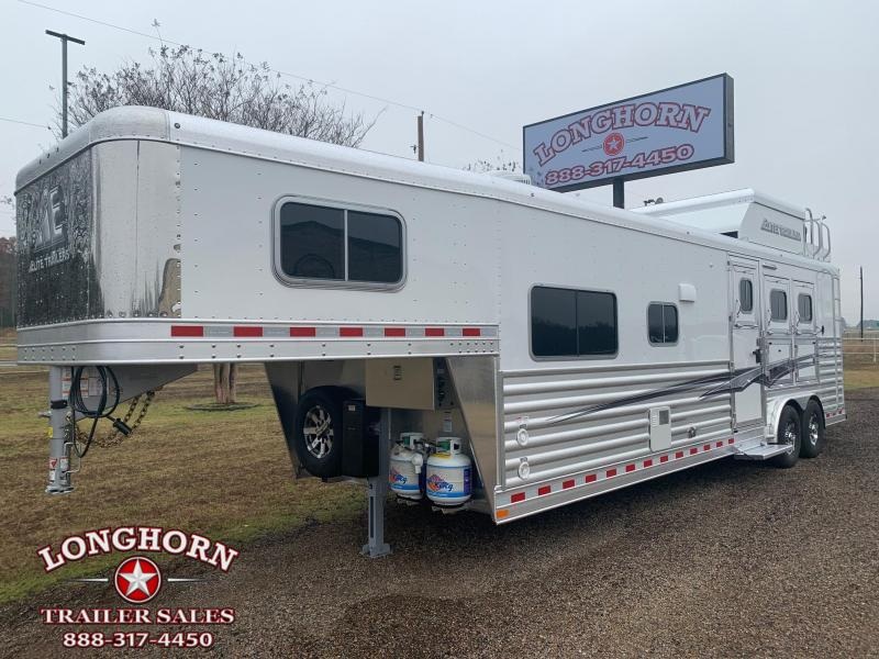 2022 Elite Custom 3 Horse 12'8" Living Quarter with Haypod 2022 Elite Custom 3 Horse 12'8" Living Quarter with Haypod