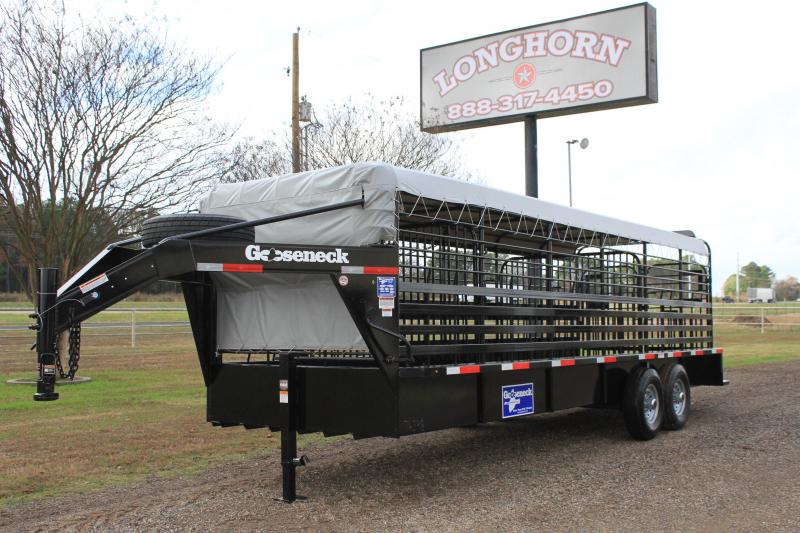 2022 Swift Built Trailers 20ft Stock Combo with Tack Boxes Livestock