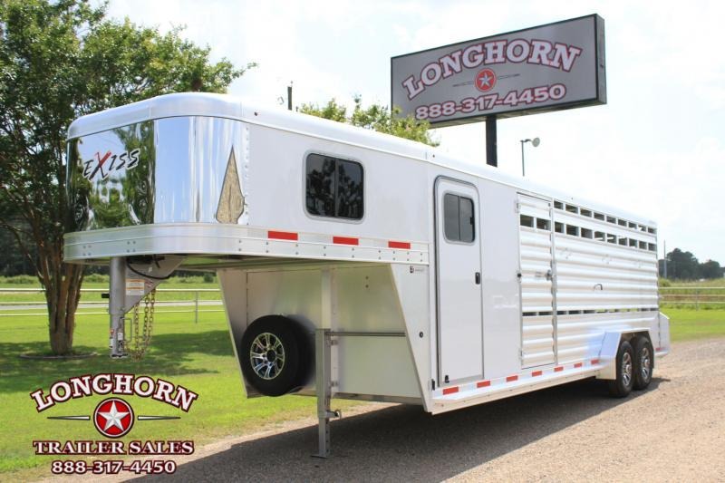 2022 Exiss Trailers 24' Stock Combo Livestock Trailer 2022 Exiss Trailers 24' Stock Combo Livestock Trailer