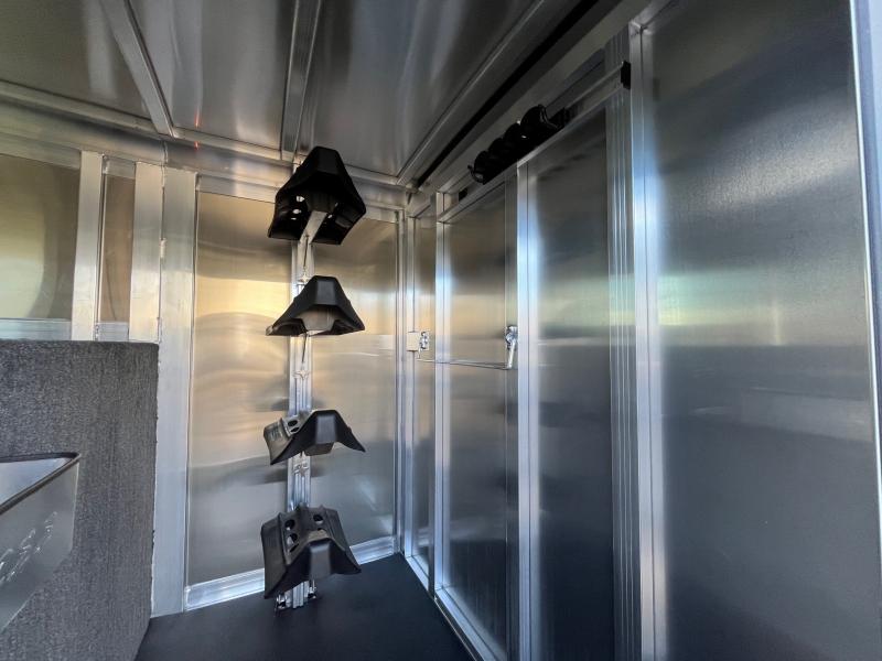 2024 Exiss Trailers 20ft Stock Combo with Hydraulic Jack Stock / Stock