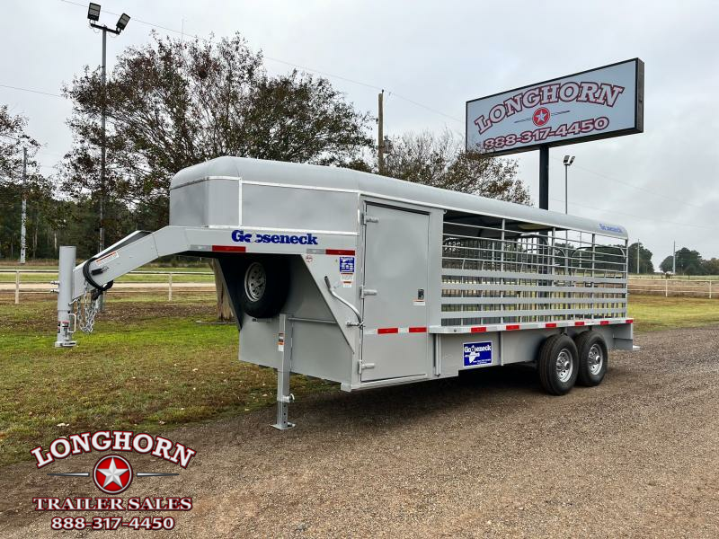 2023 Gooseneck 20ft Stock Combo Horse Trailers, Cargo Trailers, and