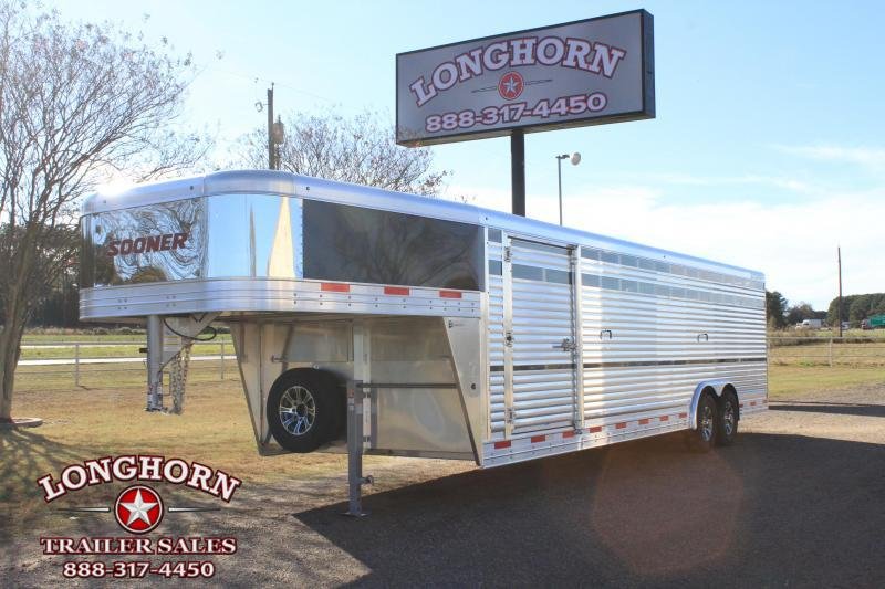 2020 Sooner 28ft x 8ft Show Cattle Stock with Side Ramp Livestock Trailer 2020 Sooner 28ft x 8ft Show Cattle Stock with Side Ramp Livestock Trailer
