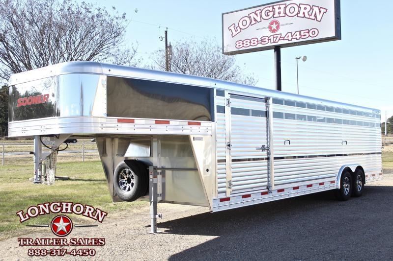 2021 Sooner 28ft x 8ft Show Cattle Stock with Side Ramp Livestock Trailer 2021 Sooner 28ft x 8ft Show Cattle Stock with Side Ramp Livestock Trailer