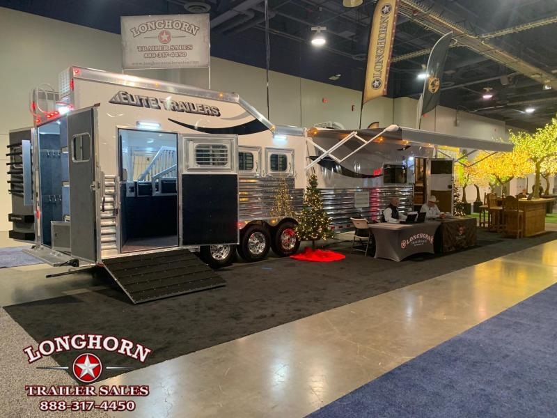 2022 Elite 4 Horse 17.3ft LQ Side Load Slide Out Horse Trailer 2022 Elite 4 Horse 17.3ft LQ Side Load Slide Out Horse Trailer