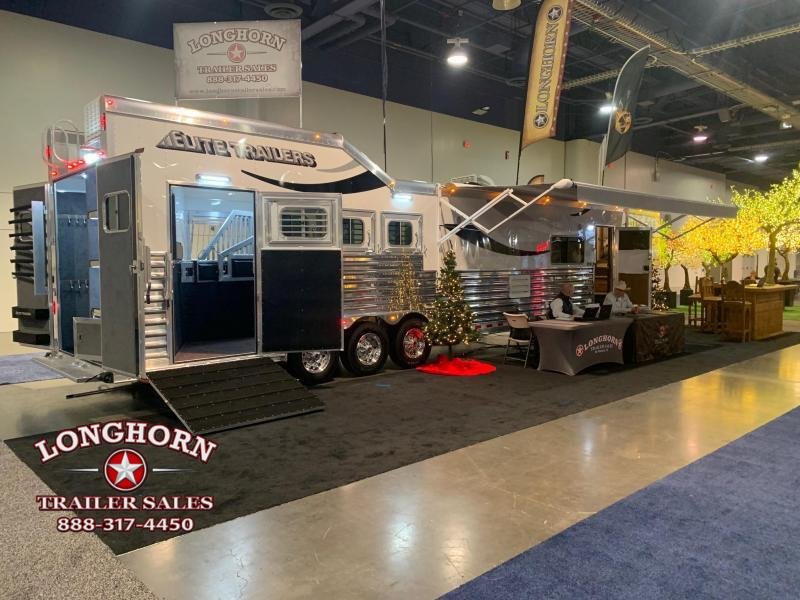 2022 Elite 4 Horse 17.3ft LQ Side Load Slide Out Horse Trailer 2022 Elite 4 Horse 17.3ft LQ Side Load Slide Out Horse Trailer