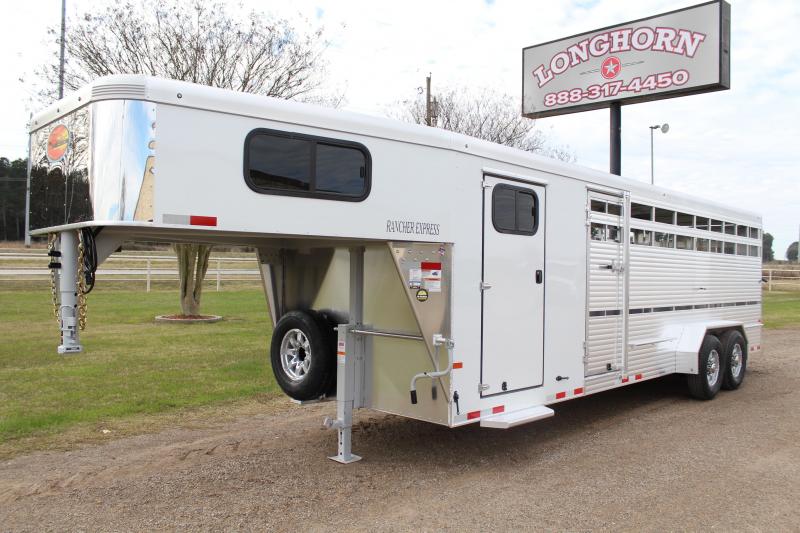 2008 4Star Trailers 24ft Show Cattle Side Ramp into Stock Livestock
