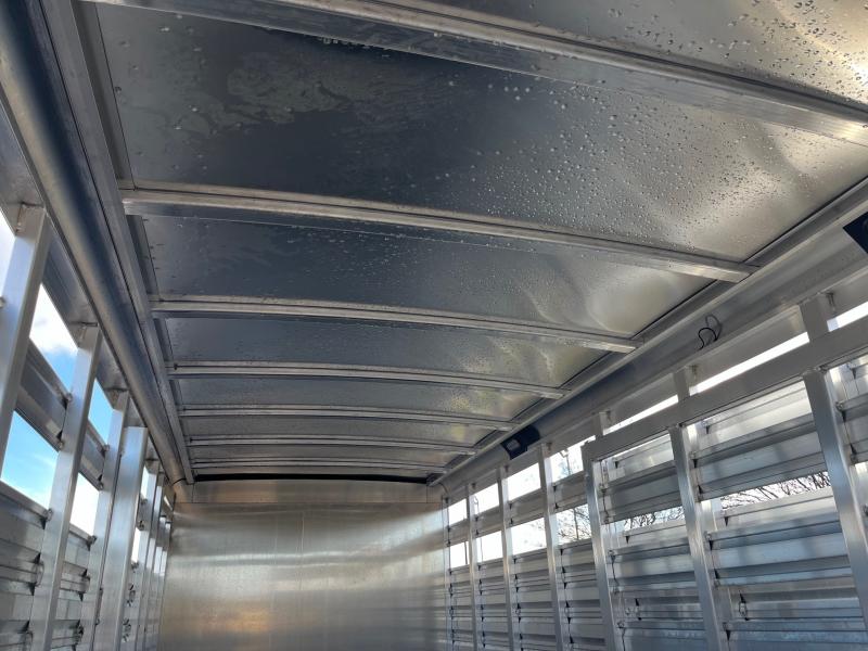 2024 Exiss Trailers 20ft Stock Combo with Hydraulic Jack Stock / Stock