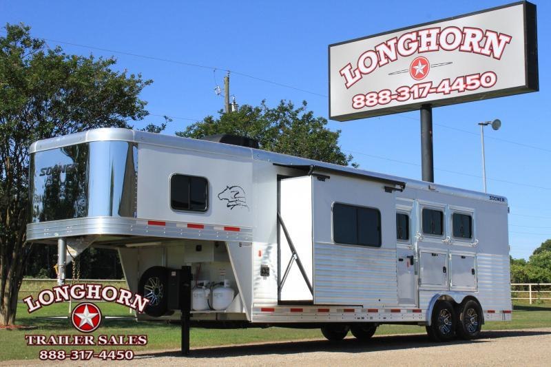 2020 Sooner 3 Horse 10.5ft LQ with Slide and Generator 2020 Sooner 3 Horse 10.5ft LQ with Slide and Generator