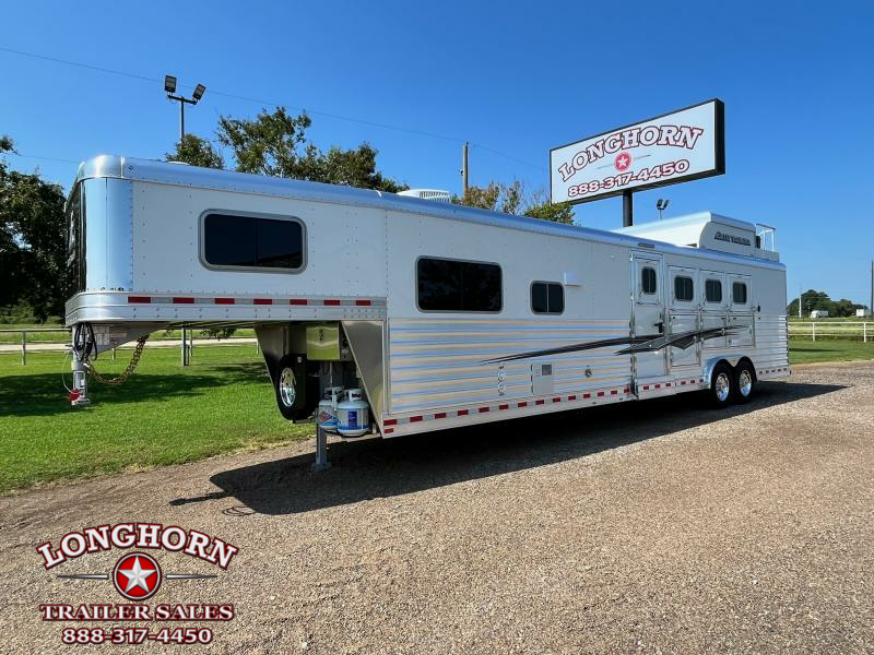 2024 Elite 4 Horse 13'8" Living Quarter Side Load Horse Trailers, Cargo Trailers, and