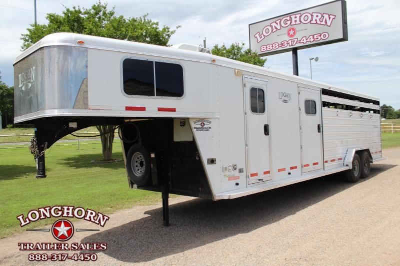 2014 Logan Coach 28ft Stock Combo with Weekend LQ Livestock Trailer 2014 Logan Coach 28ft Stock Combo with Weekend LQ Livestock Trailer