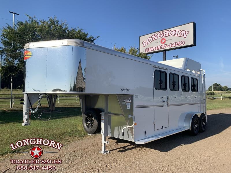 2022 Sundowner Trailers 4 Horse Gooseneck with Swing Out Saddle Rack Horse Trailer 2022 Sundowner Trailers 4 Horse Gooseneck with Swing Out Saddle Rack Horse Trailer