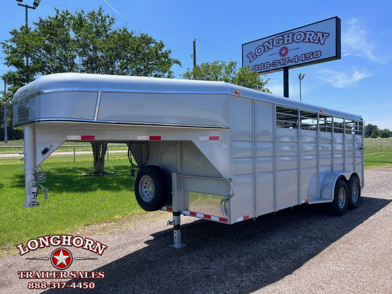 2024 Swift Built Trailers 24ft Stock Combo with 4ft Tack Room & Two