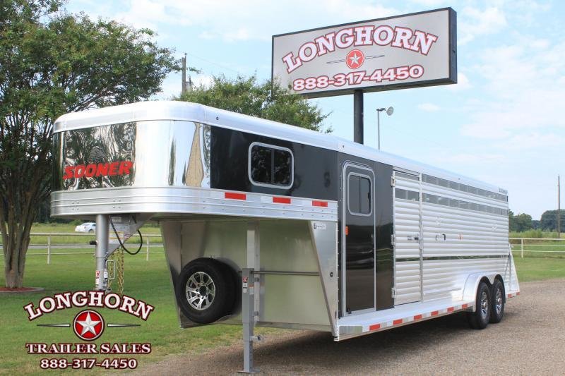 2021 Sooner 24ft Show Cattle Combo with Two Side Ramps 2021 Sooner 24ft Show Cattle Combo with Two Side Ramps