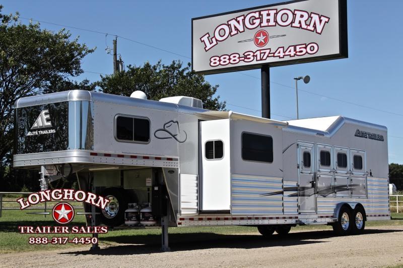 2022 Elite 4 Horse 15ft Living Quarter Side Load Slide Out 2022 Elite 4 Horse 15ft Living Quarter Side Load Slide Out