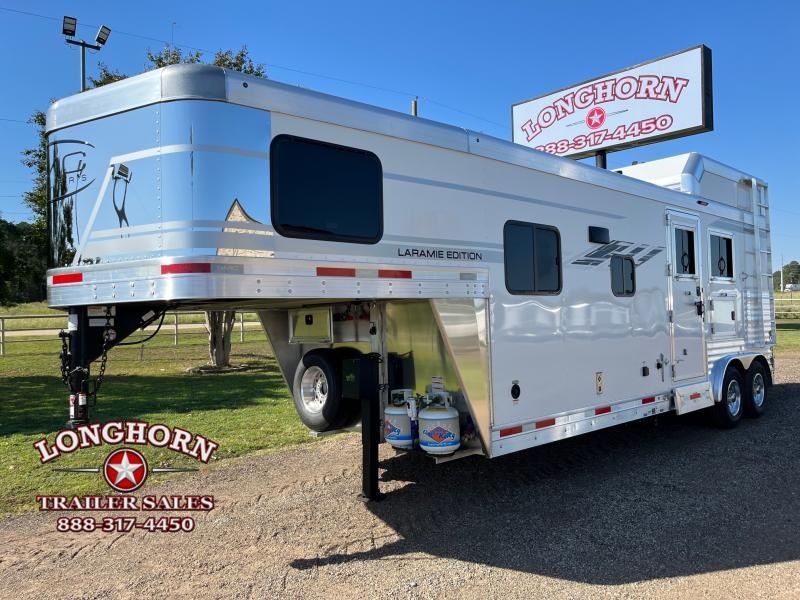 2023 SMC 2 Horse 9ft Living Quarter Laramie Edition Horse Trailer