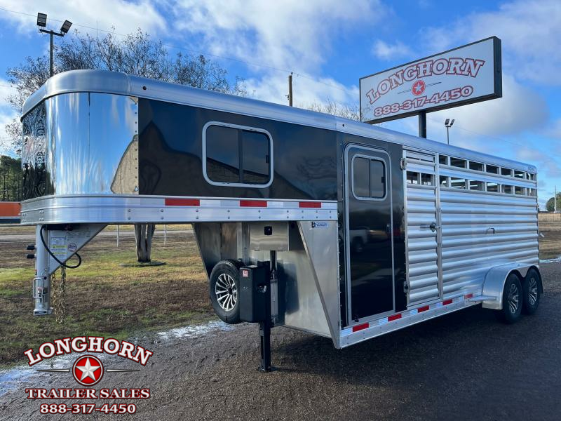 2024 Exiss Trailers 20ft Stock Combo with Hydraulic Jack Stock / Stock