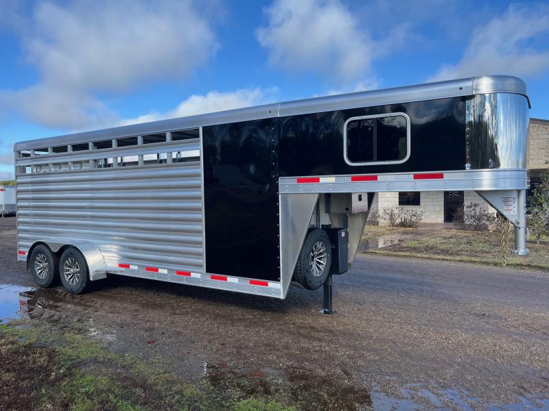 2024 Exiss Trailers 20ft Stock Combo with Hydraulic Jack Stock / Stock