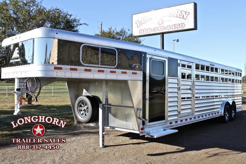 2021 Elite Trailers 28ft x 8ft Show Cattle with Two Side Ramps Livestock Trailer 2021 Elite Trailers 28ft x 8ft Show Cattle with Two Side Ramps Livestock Trailer