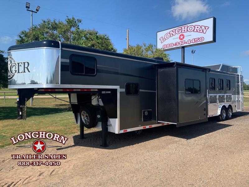 2017 Bison 4 Horse 15' Living Quarter with Slide Out Side Load Horse Trailer 2017 Bison 4 Horse 15' Living Quarter with Slide Out Side Load Horse Trailer