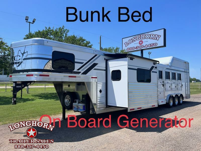 2024 SMC 4 Horse 15ft LQ Side Load Slide Out Horse Trailer Horse