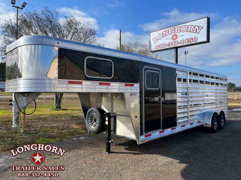 2024 Exiss 24ft Show Cattle with 6ft Tack Room and Side Ramp Stock