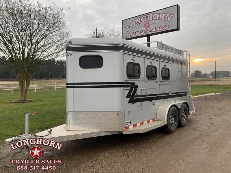 2016 Bruton 3 Horse Bumper Pull With Mangers 2016 Bruton 3 Horse Bumper Pull With Mangers